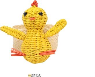 Chick Iraca Palm Napkin Ring - Easter Edition