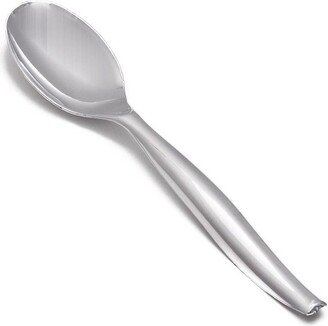 Silver Disposable Plastic Serving Spoons (150 Spoons)