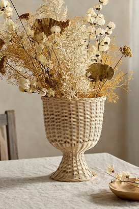 Rattan Urn Vase