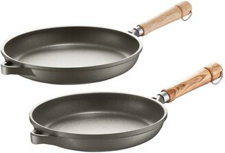 Tradition 10 and 11.5 Cast Aluminum Fry Pan Set