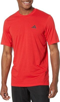 Training Essentials Feel Ready Training Tee (Better Scarlet/Black) Men's Clothing