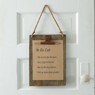 Wooden Hanging Clipboard - 10''W x ½''D x 14''H