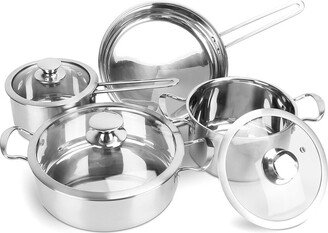 Fresh Fab Finds Induction 5Pc Stainless Steel Cookware Set