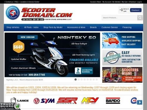 Scooterdomain.com Promo Codes & Coupons