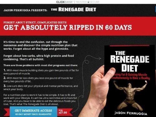 Renegadedietbook.com Promo Codes & Coupons