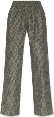 Monogram Straight Leg Trousers