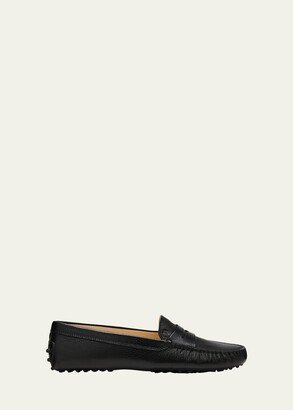 Leather Driver Penny Loafers-AA