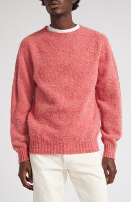 Brushed Wool Crewneck Sweater