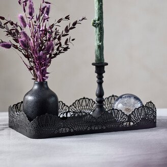 Lacy Fan Decorative Tray