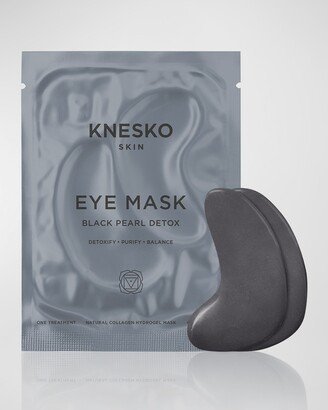 Knesko Skin Black Pearl Detox Eye Mask, 6 Pack