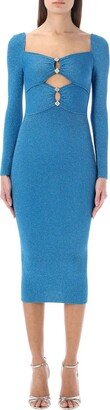 Sweetheart Knitted Midi Dress