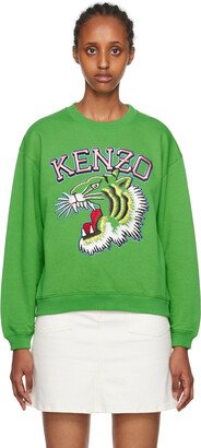 Green Paris Varsity Jungle Sweatshirt