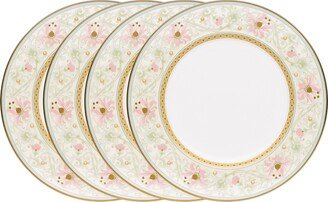 Blooming Splendor Set of 4 Accent Plates, Service For 4