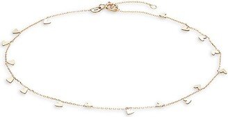 Saks Fifth Avenue Made in Italy Saks Fifth Avenue Women's 14K Yellow Gold Heart-Charm Anklet