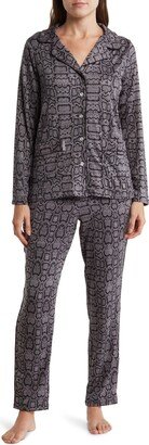 Yummy Jersey Long Sleeve Top & Pants Pajamas-AA