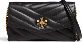 Kira Chevron-Quilted Leather Crossbody Bag