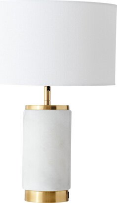 Brightech Arden LED Table Lamp with USB White/Gold