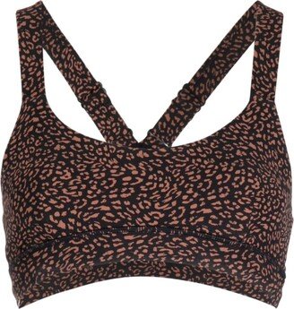 Leo Dance leopard-print bra