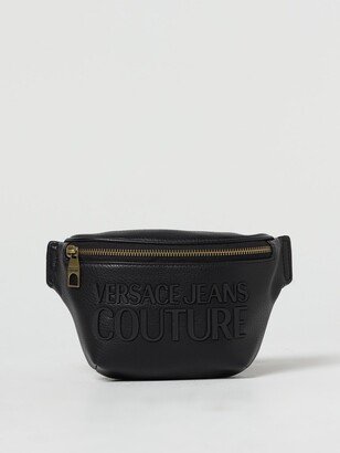 belt bag in grained synthetic leather