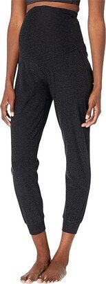 Spacedye Maternity Midi Joggers (Darkest Night) Women's Casual Pants