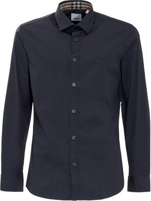 Slim Fit Monogram Shirt