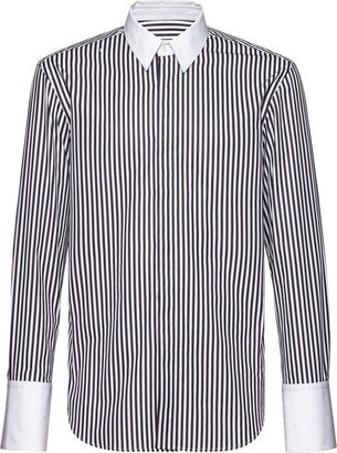 Striped Cotton Shirt-AE