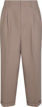 Paris Pressed Crease Cropped Trousers-AB