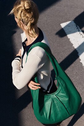 By Anthropologie Slouchy Leather Shoulder Tote-AA