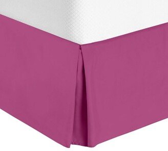 Nestl Luxury Pleated Full Size 14 inch Drop Bed Skirt