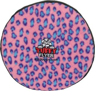 Tuffy Ultimate Flyer Pink Leopard, Dog Toy