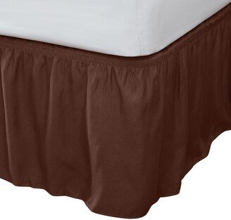 Wrap Around Bed Ruffle Queen/King in Chocolate