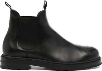 perforated leather Chelsea boots-AA