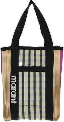 Warden Striped Top Handle Bag