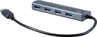 Monoprice USB 3.0 Hub | 4-port, Aluminum Unibody Design, Up to 5Gbps, Plug and Play