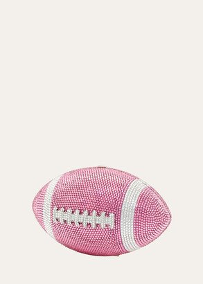 Crystal Football Minaudiere Bag