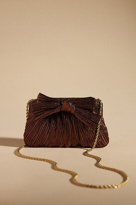 Rochelle Mocha Mini Bow Clutch-AA