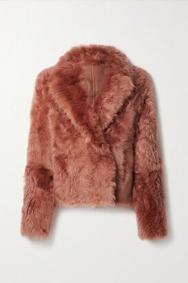 Toscana Shearling Jacket - Pink