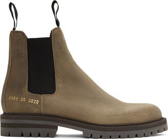 Brown Winter Chelsea Boots