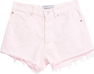 Denim Shorts Pink-AA