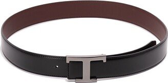 T` Leather Belt