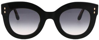 Oval Frame Sunglasses-AL