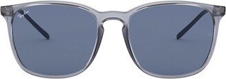 Square Frame Sunglasses-FU