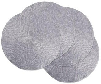 Metallic Round Woven Placemat, Set of 4