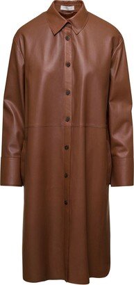 Elia Leather Coat-AB