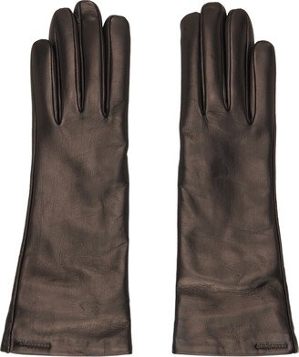 Black Embossed Gloves