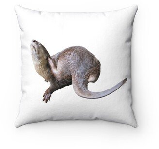 Lutrogale Perspicillata Pillow - Throw Custom Cover Gift Idea Room Decor