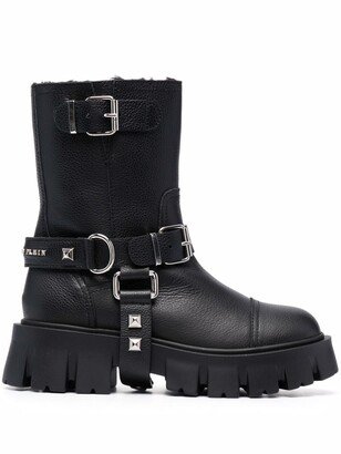 Studded Biker Boots