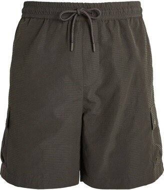 Ché Seersucker Utility Shorts