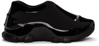 Black Shiny Monumental Mallow Low Sneakers