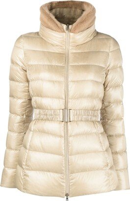 Claudia belted puffer jacket-AB